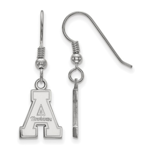 Appalachian State Mountaineers Sterling Silver Small Dangle Earrings