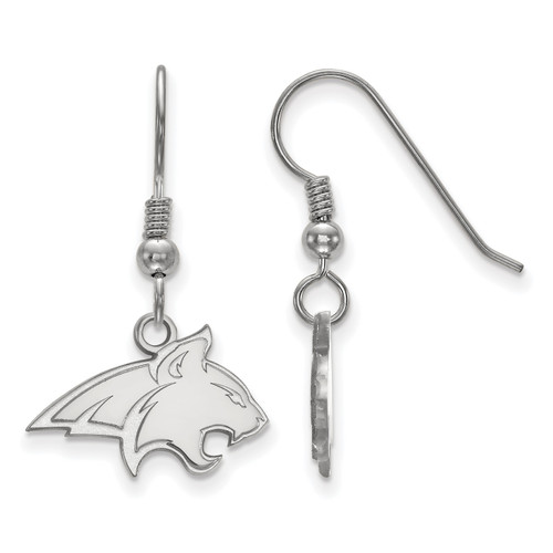 Montana State Bobcats Sterling Silver Small Dangle Earrings