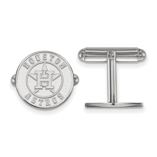 Houston Astros Sterling Silver Cuff Links