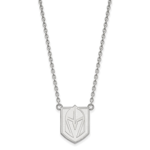 Vegas Golden Knights Logo Art Sterling Silver Charm Necklace