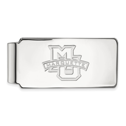 Marquette Golden Eagles Sterling Silver Money Clip