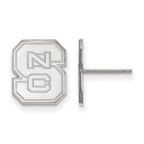NC State Wolfpack NCAA Sterling Silver Small Post Earrings