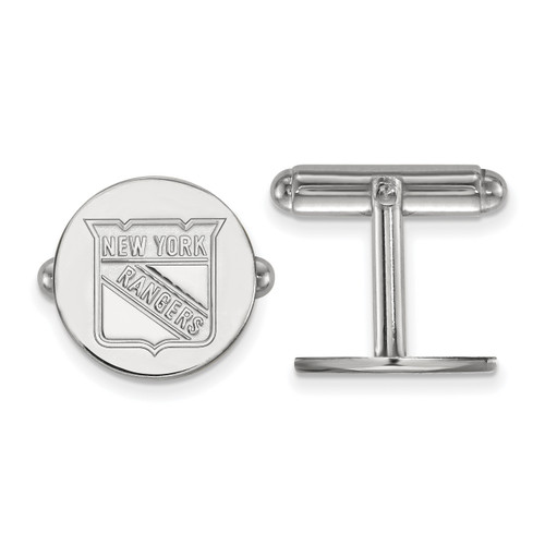 New York Rangers Sterling Silver Cuff Links