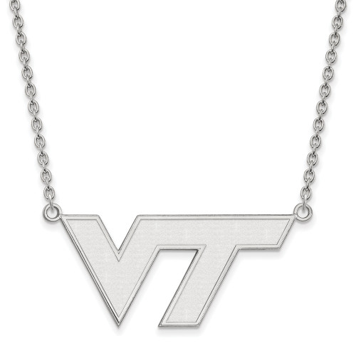 Virginia Tech Hokies Ss Large Pendant Necklace