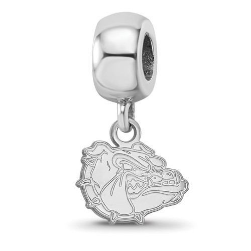 Gonzaga Bulldogs Sterling Silver Extra Small Bead Charm