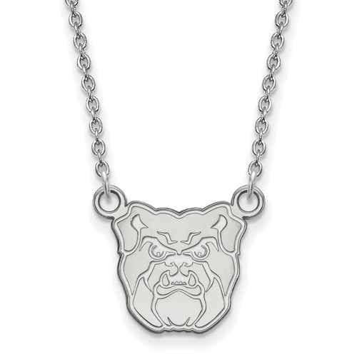 Butler Bulldogs Sterling Silver Small Pendant with Necklace