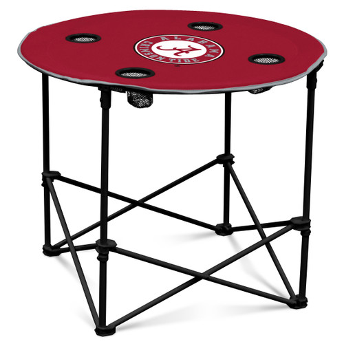 Alabama Crimson Tide Round Folding Table