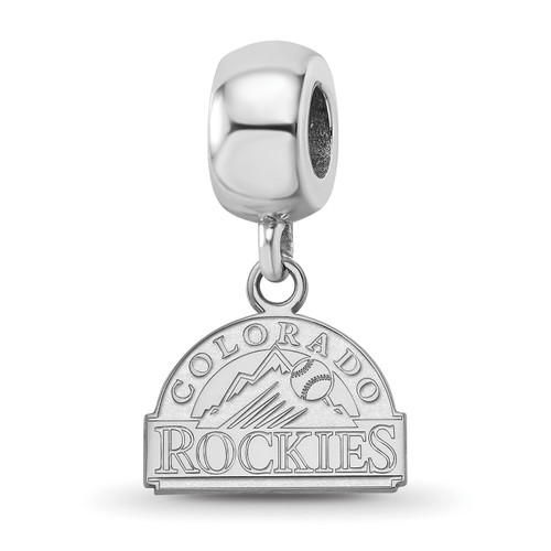 Colorado Rockies Sterling Silver Extra Small Bead Charm