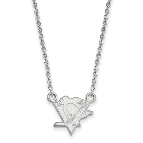 Pittsburgh Penguins Sterling Silver Small Pendant Necklace