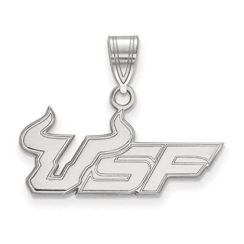 South Florida Bulls Sterling Silver Medium Pendant