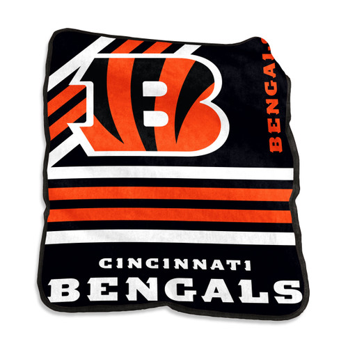 Cincinnati Bengals Raschel Throw Blanket