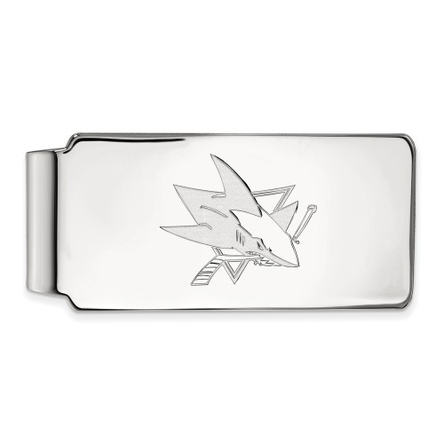 San Jose Sharks Sterling Silver Money Clip