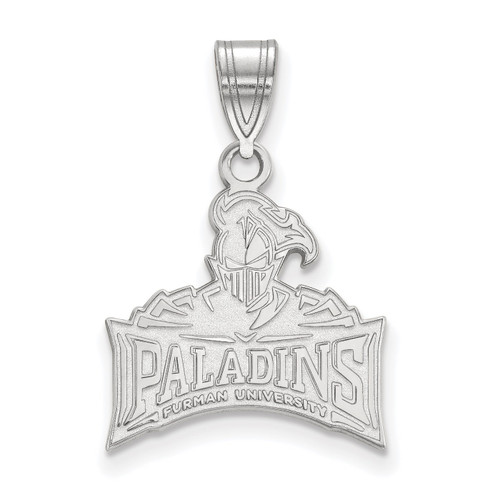 Furman Paladins Sterling Silver Medium Pendant