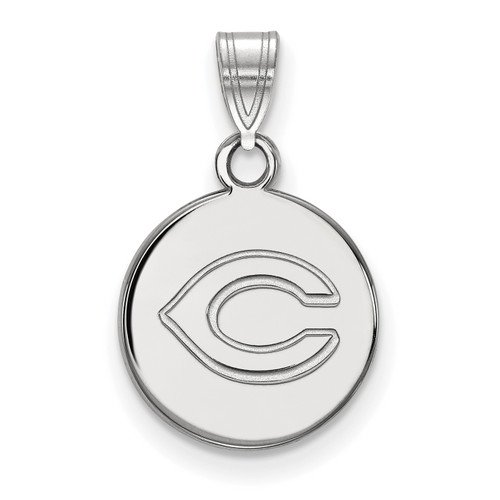 Cincinnati Reds Sterling Silver Small Disc Pendant