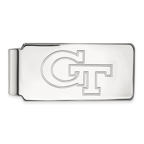 Georgia Tech Yellow Jackets Sterling Silver Money Clip