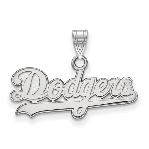 Los Angeles Dodgers Sterling Silver Small Pendant