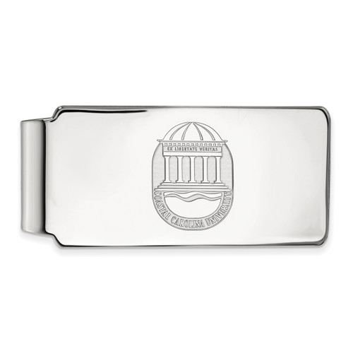 Coastal Carolina Chanticleers Sterling Silver Crest Money Clip