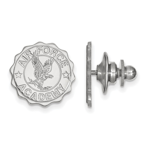 Air Force Falcons Sterling Silver Crest Lapel Pin