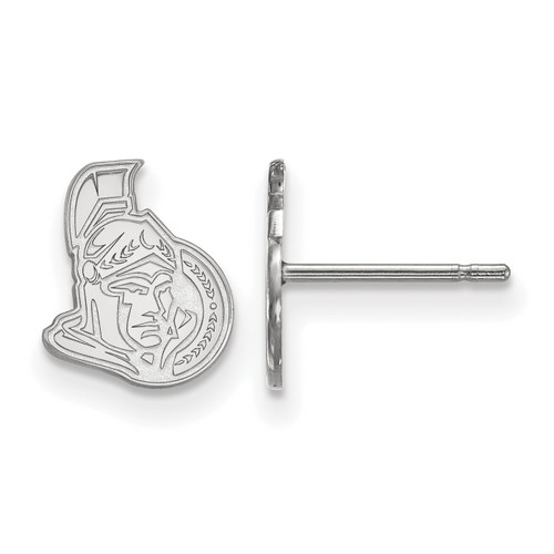 Ottawa Senators Sterling Silver Extra Small Post Earrings