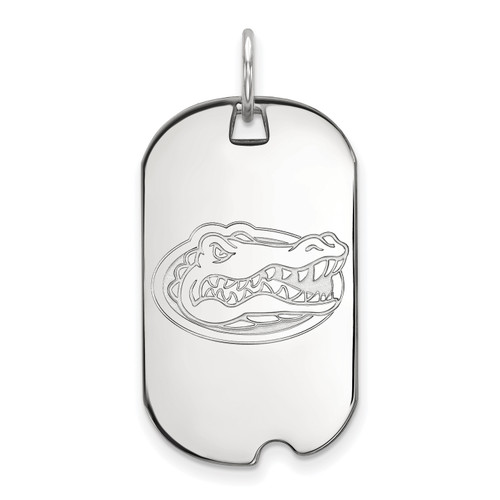 Florida Gators Sterling Silver Small Dog Tag