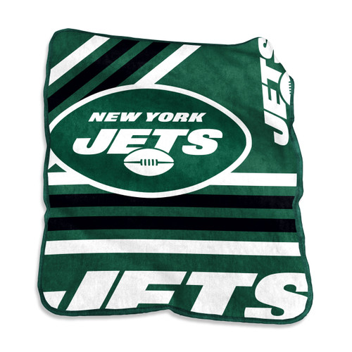New York Jets Raschel Throw Blanket