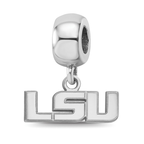 LSU Tigers Sterling Silver Extra Small Bead Charm