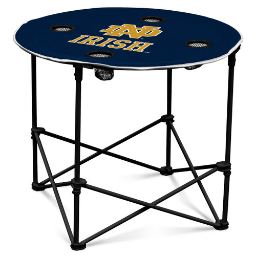 Notre Dame Fighting Irish Round Folding Table