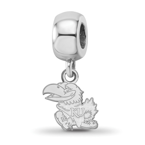 Kansas Jayhawks Sterling Silver Extra Small Bead Charm