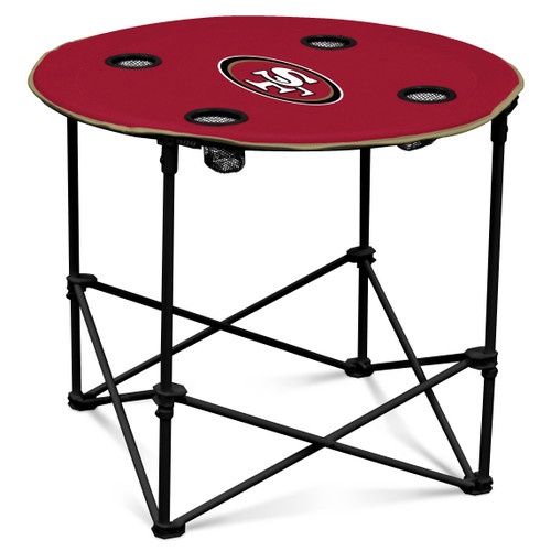 San Francisco 49ers Round Folding Table