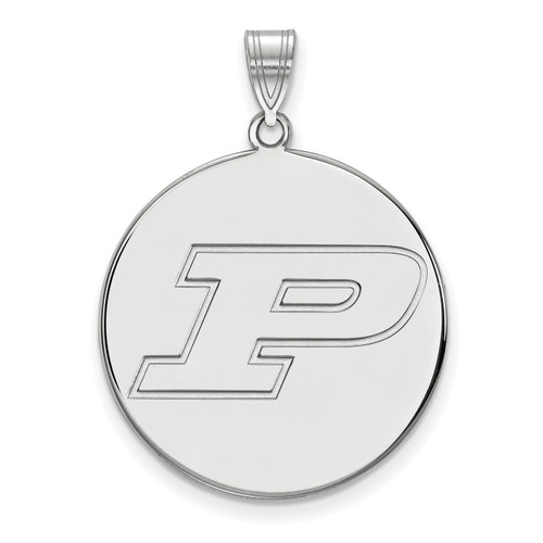 Purdue Boilermakers Ss Extra Large Disc Pendant