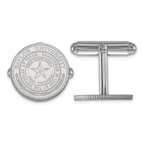 Baylor Bears NCAA Sterling Silver Cuff Links