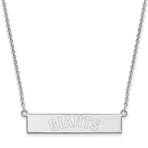 San Francisco Giants Sterling Silver Bar Necklace