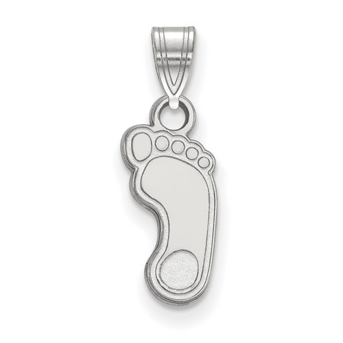 North Carolina Tar Heels Logo Art Sterling Silver Small Pendant