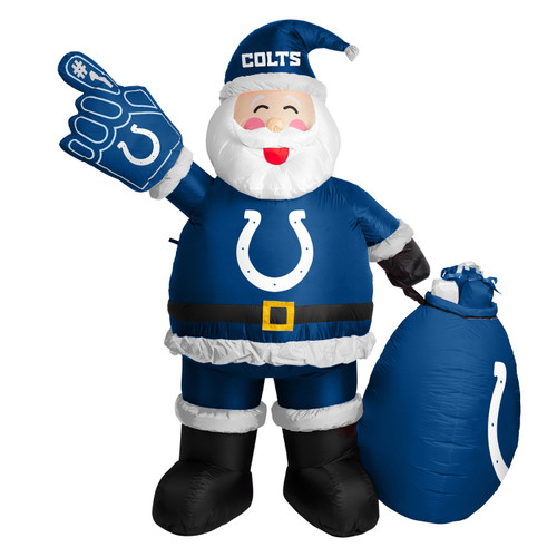 Indianapolis Colts 7 ft. Inflatable Santa