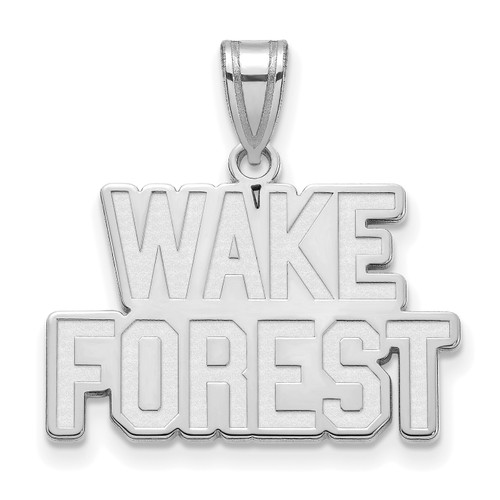 Wake Forest Demon Deacons College Sterling Silver Medium Pendant
