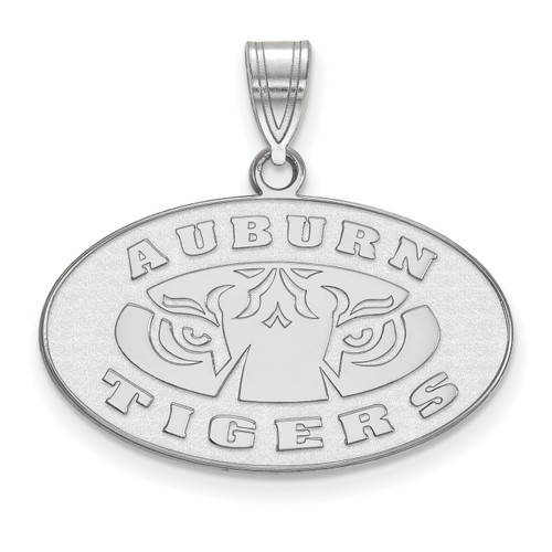 Auburn Tigers NCAA Sterling Silver Medium Pendant