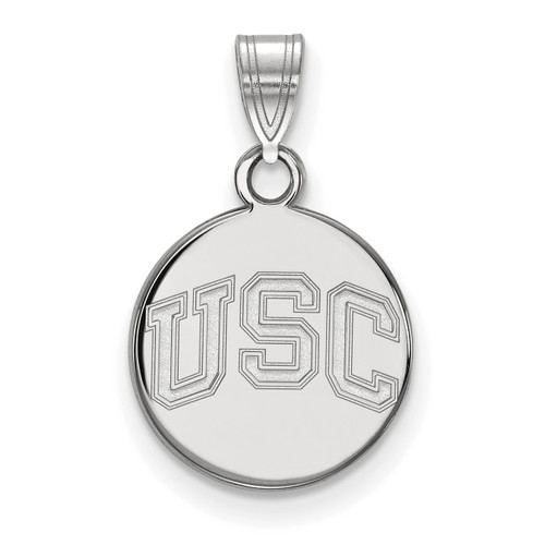 USC Trojans Sterling Silver Small Pendant