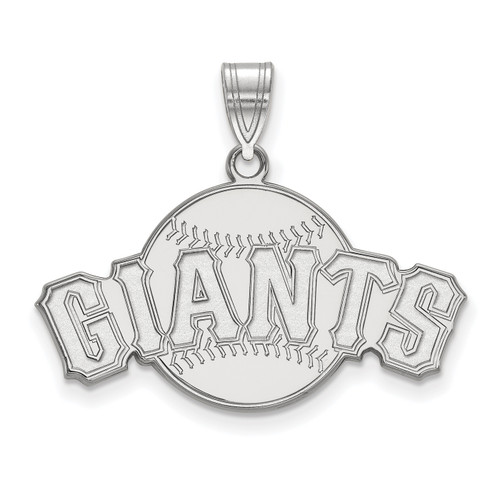 San Francisco Giants Sterling Silver Large Pendant