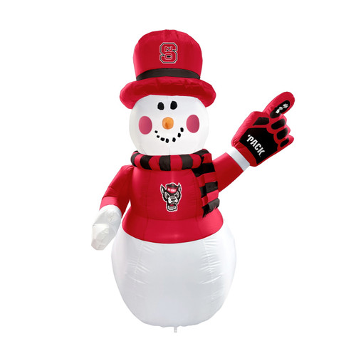 North Carolina State Wolfpack 7 ft. Inflatable Snowman