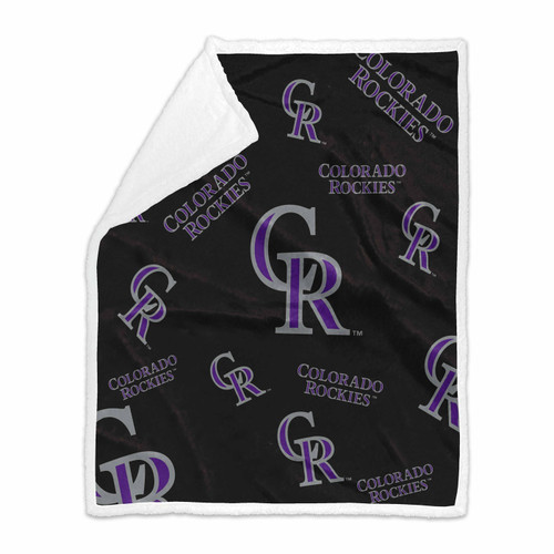 Colorado Rockies 50" x 60" Plush Sherpa Throw