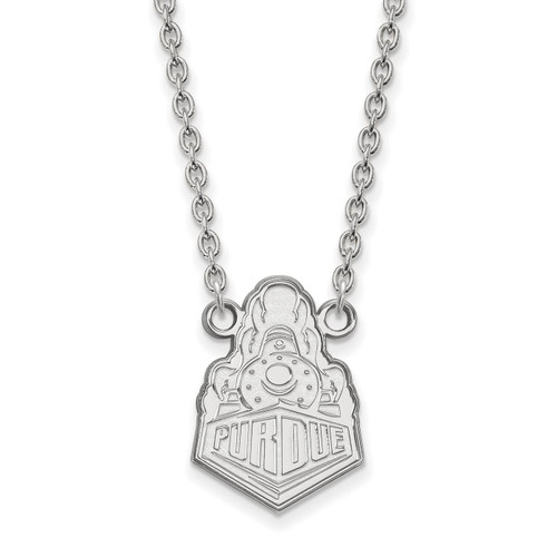 Purdue Boilermakers Sterling Silver Large Pendant Necklace