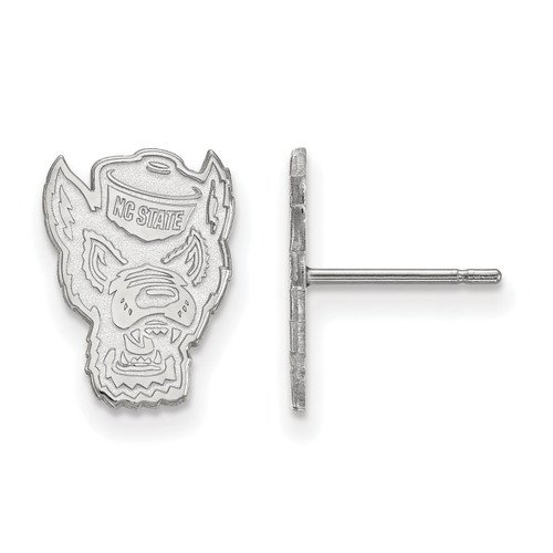 NC State Wolfpack Sterling Silver Small Post Earrings