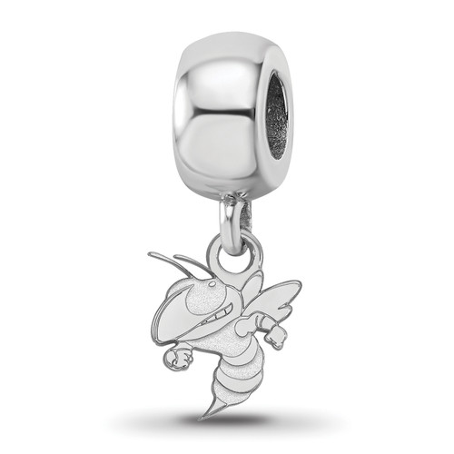 Georgia Tech Yellow Jackets Sterling Silver Extra Small Bead Charm