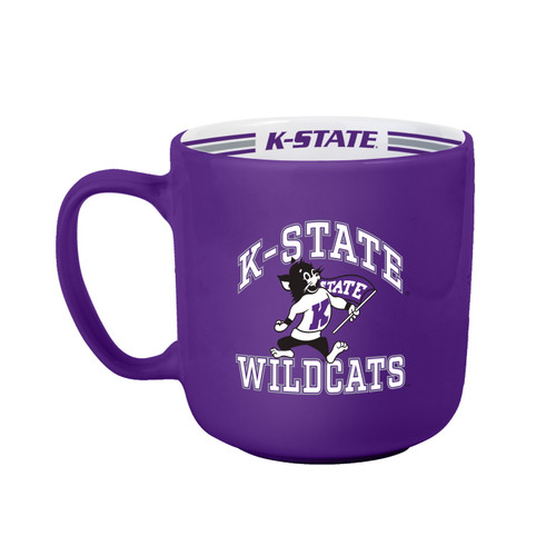 Kansas State Wildcats 15 oz. Stripe Mug