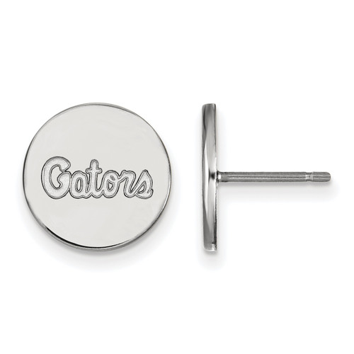 Florida Gators Sterling Silver Small Disc Earrings
