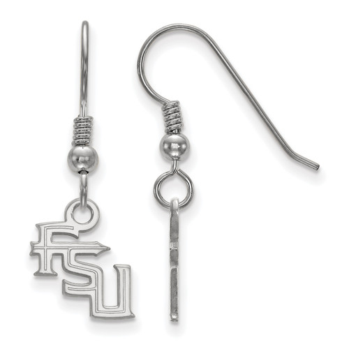 Florida State Seminoles Sterling Silver Extra Small Dangle Earrings