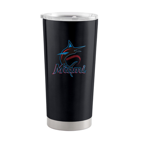 Miami Marlins 20 oz. Stainless Steel Tumbler