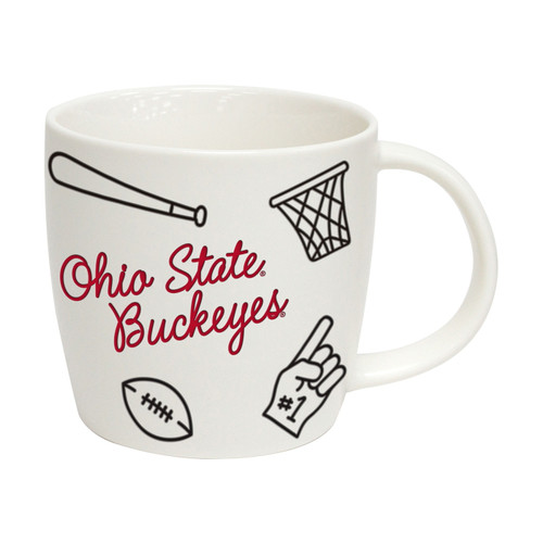 Ohio State Buckeyes 18 oz. Playmaker Mug