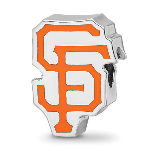 San Francisco Giants Sterling Silver Enameled Bead