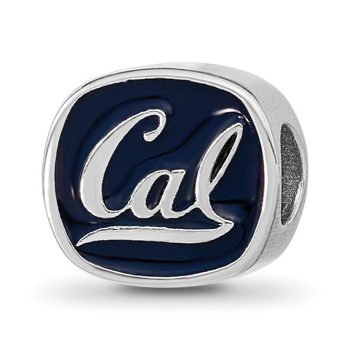 California Golden Bears Sterling Silver Logo Bead
